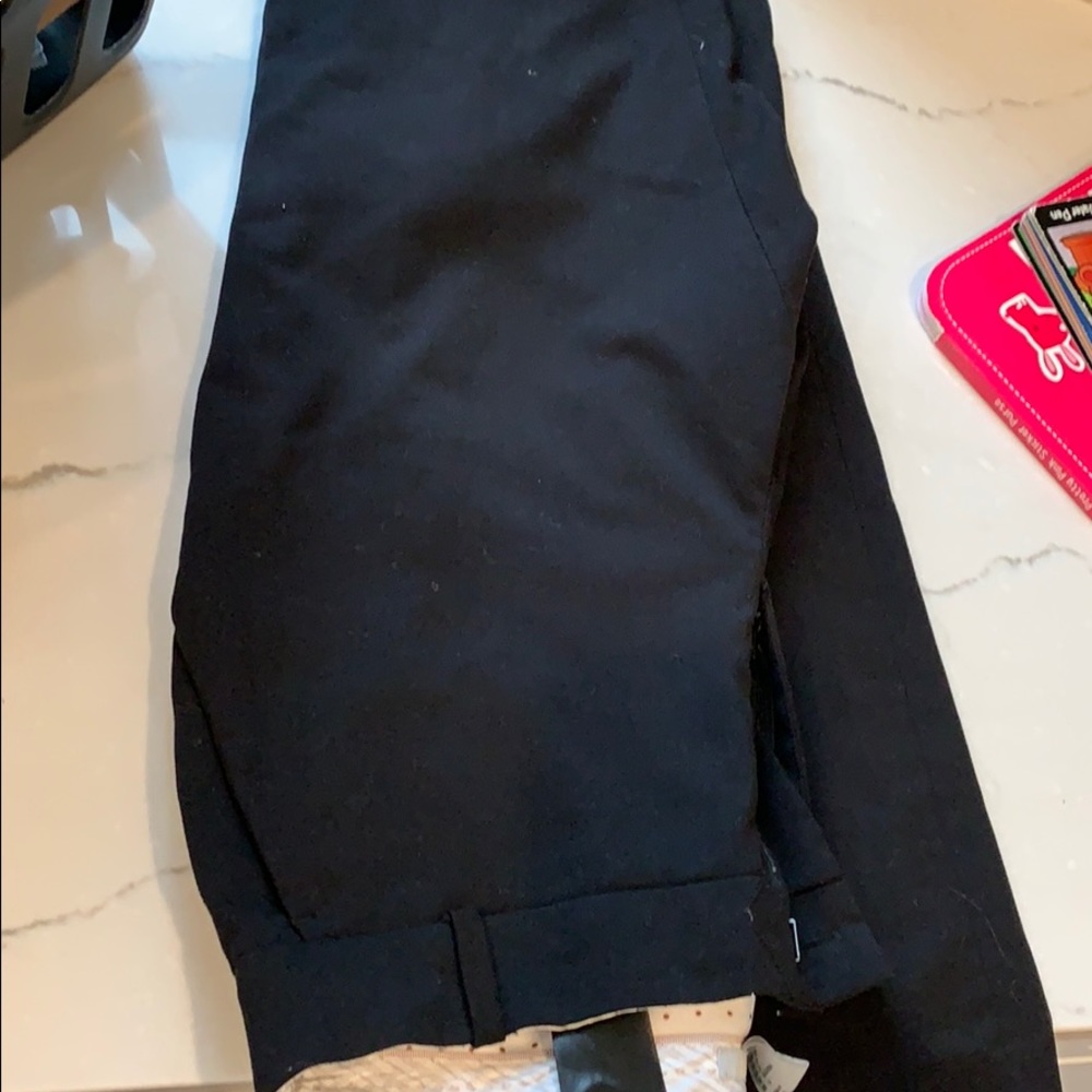 Black bootcut dress pants H&M